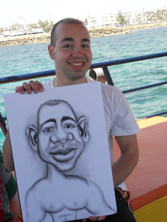 14"x17" drawing cartoon